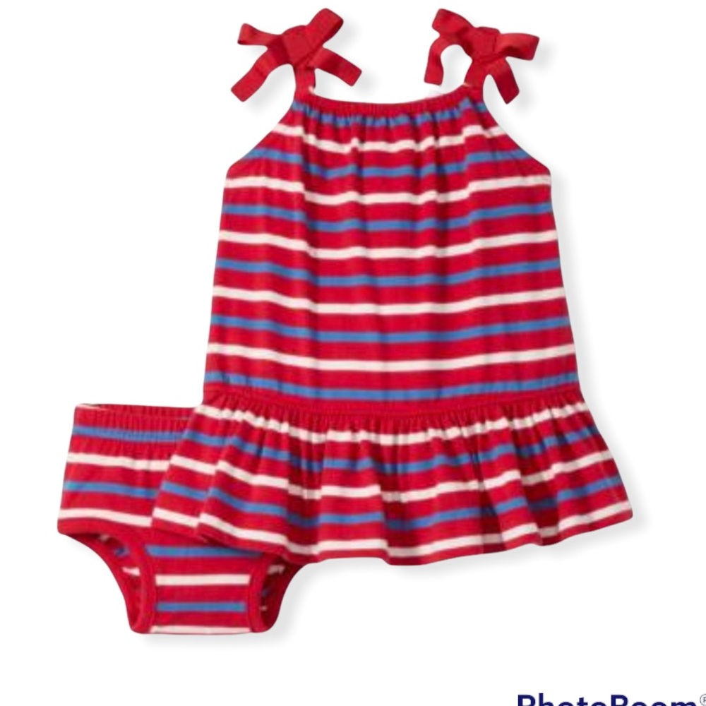 NEW Hanna Andersson Dress &  Bloomers Set size 3-6 months